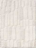 Tapis contemporain abstrait fait main en laine/soie, doux, neutre, à poils coupés, antidérapant, adapté aux animaux domestiques, pour salon moderne, 1 pièce
