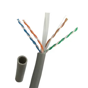 305 м UTP Cat6 кабель cat 6 Чистая медь 23AWG 0,56 мм 0,57 мм 0,58 мм ПВХ PE LSZH cat6 кабель utp