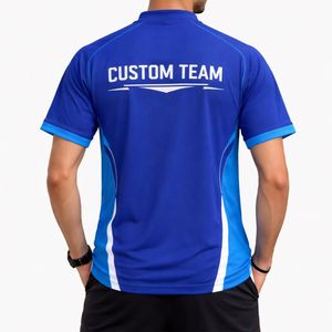 Camiseta Deportiva de Primera Calidad para Hombre, Logotipo Personalizado, Entrenamiento, Fitness, Uniforme de Equipo, Ropa Deportiva Activa, Ropa Deportiva Informal Corta de Verano - Product Image 3