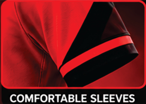 Ensemble d'uniformes de football rouge et noir 100% polyester respirant, maillot de football, tenue d'équipe, kit d'entraînement et de match, service OEM, logo personnalisé - Product Image 4