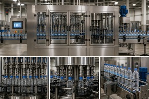 Machine de remplissage d'eau pure, machine de remplissage automatique de bouteilles, équipement de remplissage d'eau potable, machine de mise en bouteille d'eau industrielle - Product Image 3