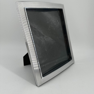 Luxury Brushed Silver Aluminum Photo <b>Frame</b> Modern Minimalist Metal Picture <b>Frame</b> For Tabletop Home Office Decor Wholesale - Product Image 1
