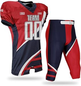 Uniforme de Fútbol Americano de Manga Corta, Transpirable, 100% Poliéster, Resistente, para Adultos, Ecológico, Marca Privada - Product Image 3