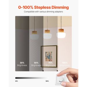 GU10 MR16 lampadine alogene 2800K 50W confezione da 6 luce bianca calda - Product Image 3