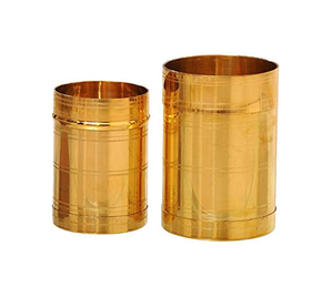 Taza medidora de latón puro de moda para utensilios de cocina, proveedor mayorista para hoteles y restaurantes, taza medidora de arroz para cocinar. - Product Image 3