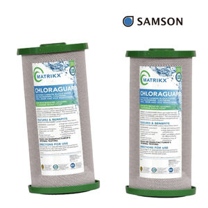 Purificateur d'eau industriel MATRIKX Chloraguard, filtre à bloc de carbone 1 micron, solution d'approvisionnement unique - Product Image 1