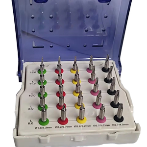 Kit de Taladro Cónico Manual de Acero Inoxidable de 25 Piezas, Profesional, con Tapón, Certificado CE, de Alta Calidad, para Implantes Dentales - Product Image 1