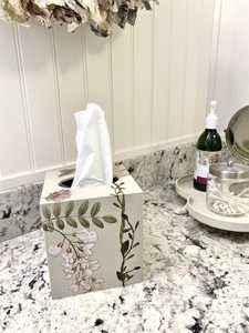 Boîte à mouchoirs carrée en os incrusté, faite à la main, de qualité antique, pour la décoration intérieure, disponible en provenance d'Inde - Product Image 1