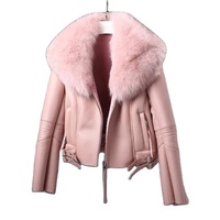 Nouvelle veste bombardier en cuir PU veste en cuir de fourrure personnalisée pour femmes 2023/2024/2025