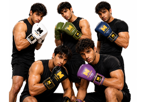 Hot Sale Bomber Boxing Gloves 10 Oz PU Leather for Closure Adjustable Wrist <b>Strap</b> Breathable Unisex MMA Martial Arts - Product Image 3
