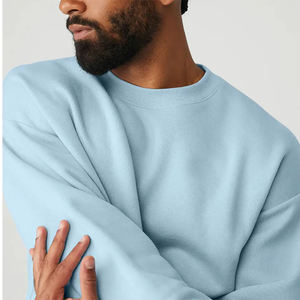 Sweat-shirts pour hommes en molleton français, col rond, qualité supérieure, prix bas, service OEM, nouveau design personnalisé. - Product Image 6