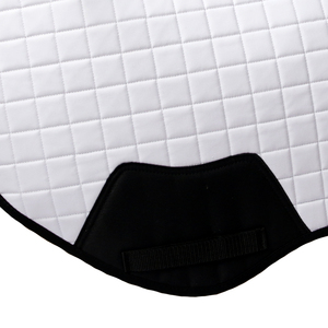 Accessoires d'équitation de la marque Source Factory, tapis de selle en coton équestre de qualité supérieure, blanc, logo personnalisé, tapis de selle pour chevaux - Product Image 3
