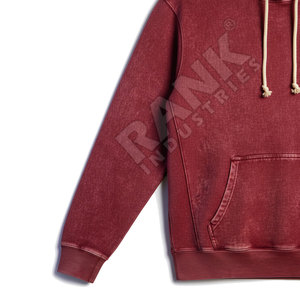 Sweat-shirts à capuche pour hommes, délavés à l'acide, en coton mélangé, basiques, de qualité supérieure, les plus vendus, prix abordable, disponibles en différentes couleurs, faible MOQ - Product Image 6