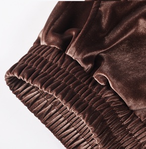Shorts cargo en velours pour homme, taille haute, couleur unie, taille élastique, décontractés, avec poches - Product Image 2
