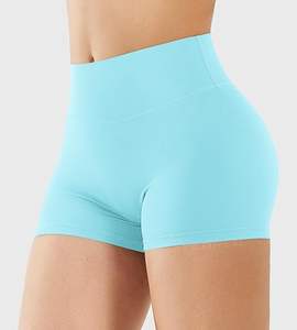 Shorts Deportivos de Cintura Alta para Mujer, Talla Grande, para Gimnasio, Running, Pilates, Yoga, Entrenamiento - Product Image 1