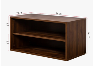 Librero Bajo de Madera en Oferta, Estante de Almacenamiento Horizontal Minimalista para Sala de Estar Moderna, Oficina y Estudio - Product Image 2