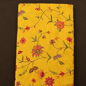 Tela de Chifón Bordada Malty Dobby, 100% Poliéster, Transpirable, Ecológica, de Peso Medio, para Bodas, Color Personalizado - Product Image 1