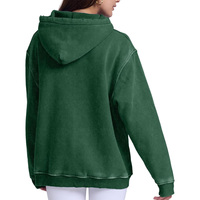 Sudadera con Capucha para Hombre, Lavada al Ácido, de Algodón Premium, con Diseño Vintage para Ropa Casual y Moda Diaria