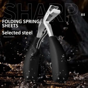 กรรไกรตัดเล็บมืออาชีพ สไตล์ทันสมัย ใบมีดสแตนเลส ขอบเว้า ช่องเปิดกว้าง ป้องกันการกระเด็น ด้ามจับยาว สำหรับเล็บเท้าและเล็บมือ - Product Image 5