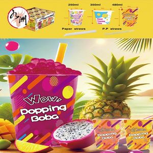 480ML Peach Black Tea Popping Boba Drink Cup Bubble Tea - Product Image 6
