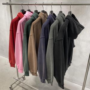 Custom Embroidered LOGO Hoodies <b>Men's</b> Oversized Fleece Hoodie Heavy Weight Black Breathable Casual Streetwear Hoodies for <b>Men's</b> - Product Image 2