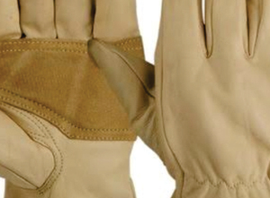 Leather Safety <b>Gloves</b> Full Texture Smooth Anti-Slip Gathered Cuff General Purpose Abrasion Resistance - Product Image 2