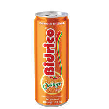 บิดริโก้ น้ำอัดลมรสส้ม 330 มล. - Product Image 1