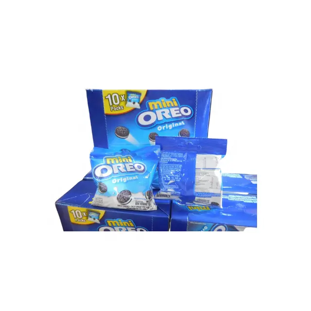 Terlaris _ jual kue Oreo Mini 20.4g Vanilla dan coklat grosir biskuit Oreo