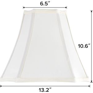 Paralumi Quadrati per Lampade da Terra e da Tavolo 6.5x13.2x10.6, Elegante Copertura per Arredamento Casa - Product Image 3