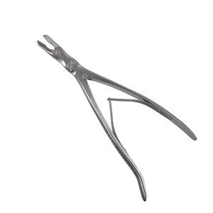 Rongeur à forceps en acier inoxydable droit 4 mm pour la mise en forme et l'élimination des os, instrument chirurgical vétérinaire orthopédique de précision - Product Image 6