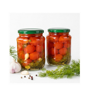 Tomate Entero en Conserva, Dulce y Sabroso, Estándar Internacional, en Frasco de Vidrio de 720 ml, Precio Bajo en Oferta - Product Image 1