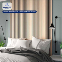Panneau acoustique en bois sculpté sur mesure de qualité supérieure, absorption du son, contrôle de l'écho, décoration murale, salon, chambre à coucher, design moderne