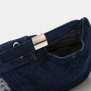 Custom Ripped Distressed Denim Docker <b>Cap</b> <b>Brimless</b> Rolled Cuff Beanie Hat 100% Cotton Adjustable Outdoor OEM Wholesale Unisex - Product Image 5