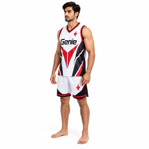 Ensemble de maillot et short de basketball respirant pour homme – Tenue de sport athlétique pour entraînement, match et performance en équipe - Product Image 4