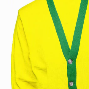 Custom logos and colors v- neck <b>Cardigan</b> Sweater Personalized Embroidered Knit <b>Cardigan</b> for School, Colleges and universities - Product Image 4