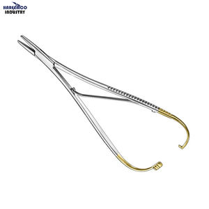 Portaagujas Manual MATHIEU de Marca Personalizada, 20 cm, 30 Posiciones de Mandíbula, Clase I, Aprobado por TC, CE e ISO - Product Image 1