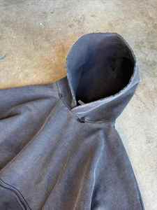 Nesta Sports Custom Streetwear – Sweat à capuche surdimensionné pour homme en molleton épais 420 GSM, délavé à l'acide, double fermeture éclair, coupe courte et déchirée - Product Image 5