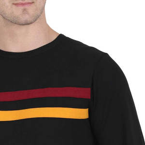 เสื้อยืดกีฬาแขนยาวผู้ชาย ผ้าถักพิมพ์ลาย ดีไซน์เรียบง่าย แห้งเร็ว ระบายอากาศได้ดี คุณภาพสูง - Product Image 6