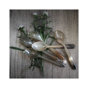Cucharas de cuerno de CALIDAD PREMIUM para degustación confiable de caviar y decoración sofisticada y elegante para la mesa de comedor, lotes al por mayor - Product Image 6