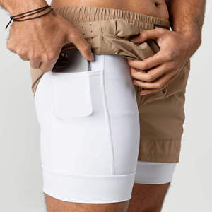 Premium Quality Men's Summer Casual Beach Shorts 80% Cotton Breathable Elastic Waist <b>Mid</b> Loose Drawstring Front Printed Hot - Product Image 2