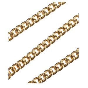 Collar de Cadena para Mascotas, Fabricado en Taiwán por un Fabricante Profesional, Eslabones Cortos, Chapado en Oro - Product Image 2