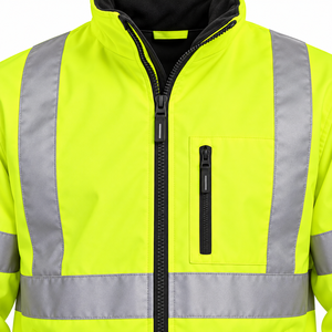 Chaqueta de seguridad reflectante de lujo, impermeable, de alta visibilidad, ropa de trabajo protectora para venta al por mayor global. - Product Image 5