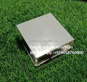 Caja acrílica artesanal de alta calidad con incrustaciones de madreperla, tapa de madera, caja de decoración rectangular - Product Image 2