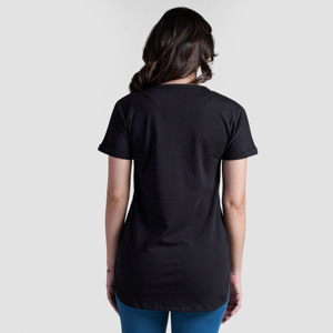 Lightweight summer basics with a feminine cut and easy styling for work weekends and <b>travel</b> with breathable women v <b>neck</b> t-shirt - Product Image 5