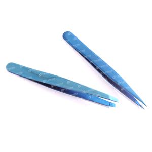 Pinzas para cejas Pinzas para depilación Pinzas de Punta inclinada de alta precisión en material de acero inoxidable - Product Image 2