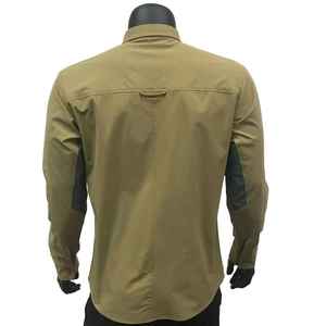 Camiseta de Manga Larga para Hombre, Tejida, de Calidad, Color Personalizado, Cortavientos, Transpirable, Impermeable, Ligera, con Protección Solar, 100% Poliéster UPF - Product Image 5