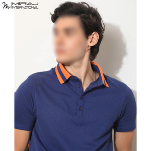 For Wholesale Rate OEM ODM Service New Summer Men Wear Solid Color Short Sleeve <b>Classic</b> Comfortable V Neck Stylish Polo Shirts - Product Image 4