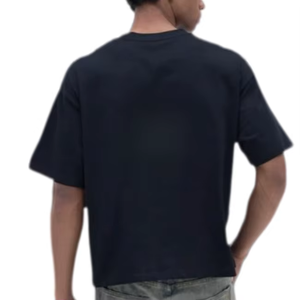 เสื้อยืดโอเวอร์ไซส์ทรงบ็อกซี่ แขนสั้น คอกลม ผ้าฝ้าย แฟชั่นสำหรับผู้ชาย ตัดเย็บตามสั่ง - Product Image 2