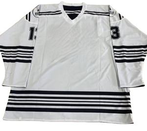 Maillot de hockey sur glace unisexe de haute qualité personnalisable avec logo brodé ou imprimé sur toute la surface par sublimation - Product Image 1