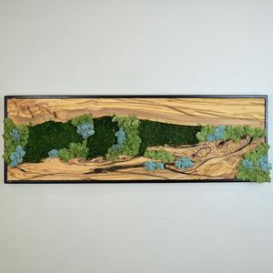 Muro de Musgo Artificial Horizontal, Panel de Plantas de Plástico, Pared de Musgo Personalizada para Decoración, Arte de Musgo Artificial - Product Image 4